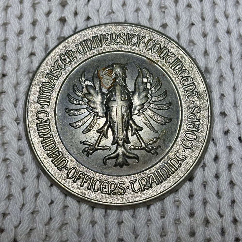 McMaster University Contingent Canadian Officers Training Corp 2" Medallion - Picture 3 of 3